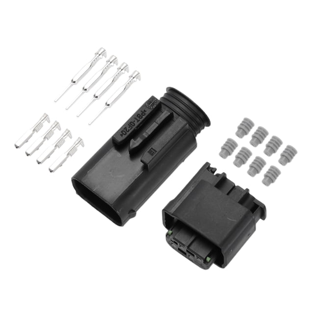 Conector de terminal de cable macho hembra impermeable de 4 pines para luz de señal de giro para BMW 1 juego