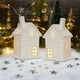 thumbnail image 1 of Eoozwa Ceramic Christmas Decor Set Christmas Tree Luminous Deer Snowman Villa Figurines Battery Powered Night Light for Holiday Tabletop Scene, 1 of 5