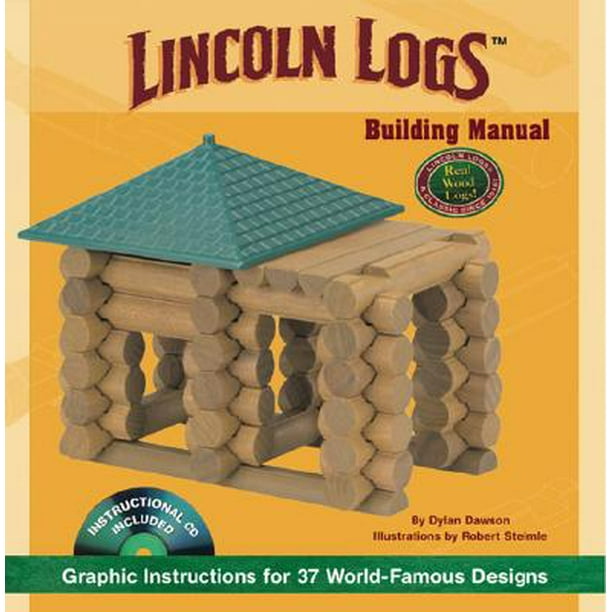 LINCOLN LOGS Building Manual Graphic Instructions for 37 WorldFamous