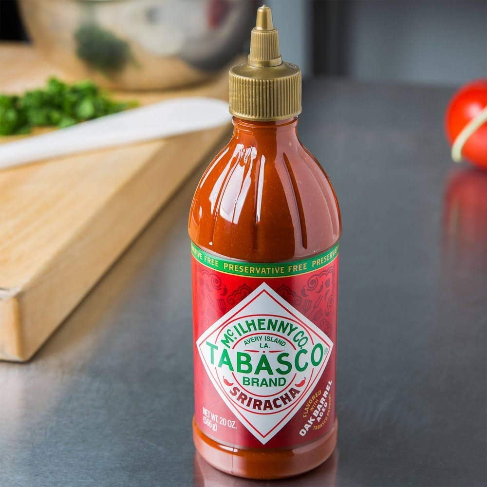 TABASCO Sriracha Sauce, 11 Oz Bottles (Pack Of 8) - Gluten Free