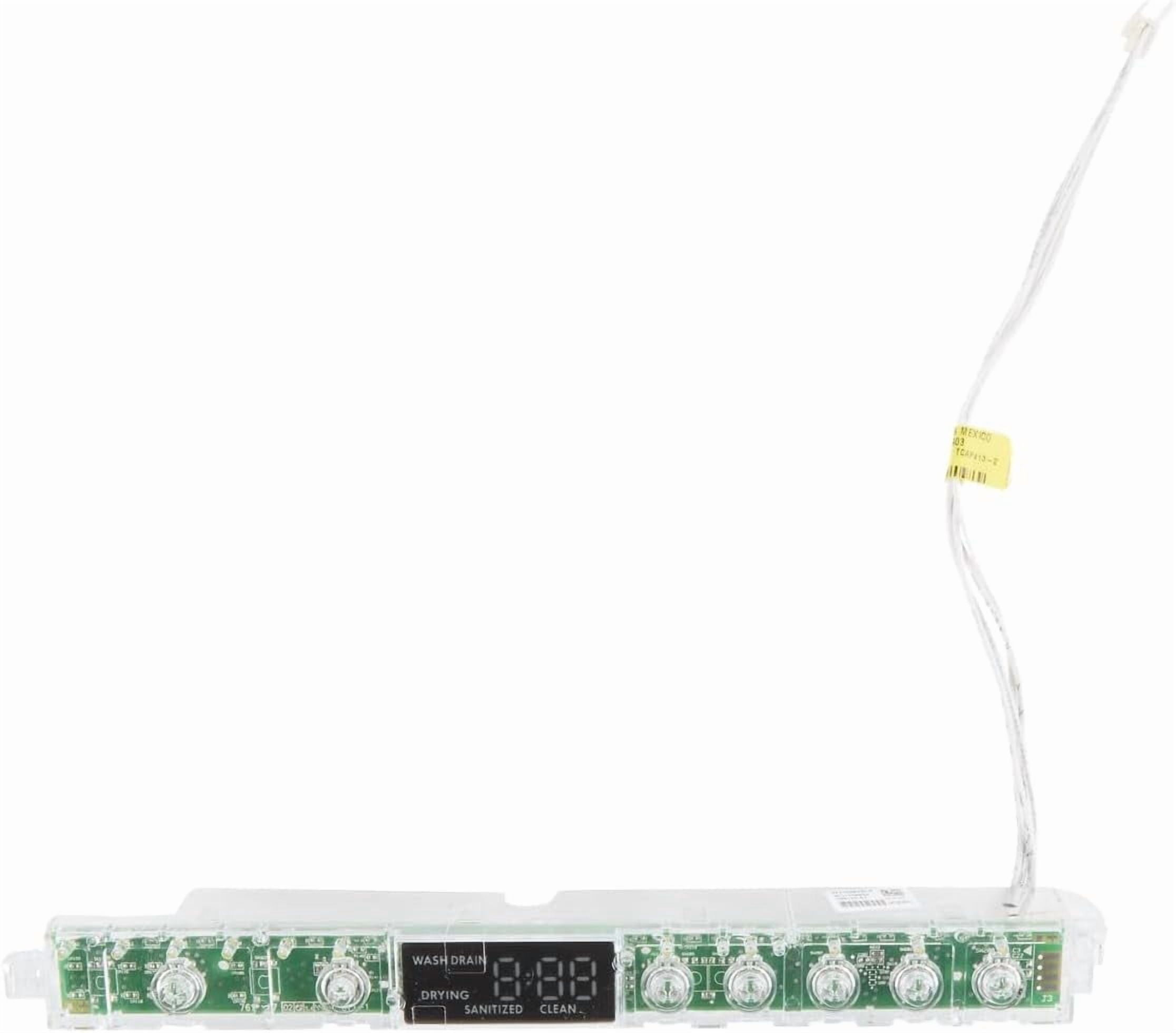 Whirlpool W11368911 Dishwasher User Interface Control Board, White