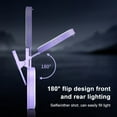 thumbnail image 6 of For Clip-on Selfie Ring Light For Phone With Selfie Mirror 3 Light Modes 3 Levels Brightness 180 Rotatable Built-in Battery Portable Selfie Fill Light Replacement For, 6 of 7