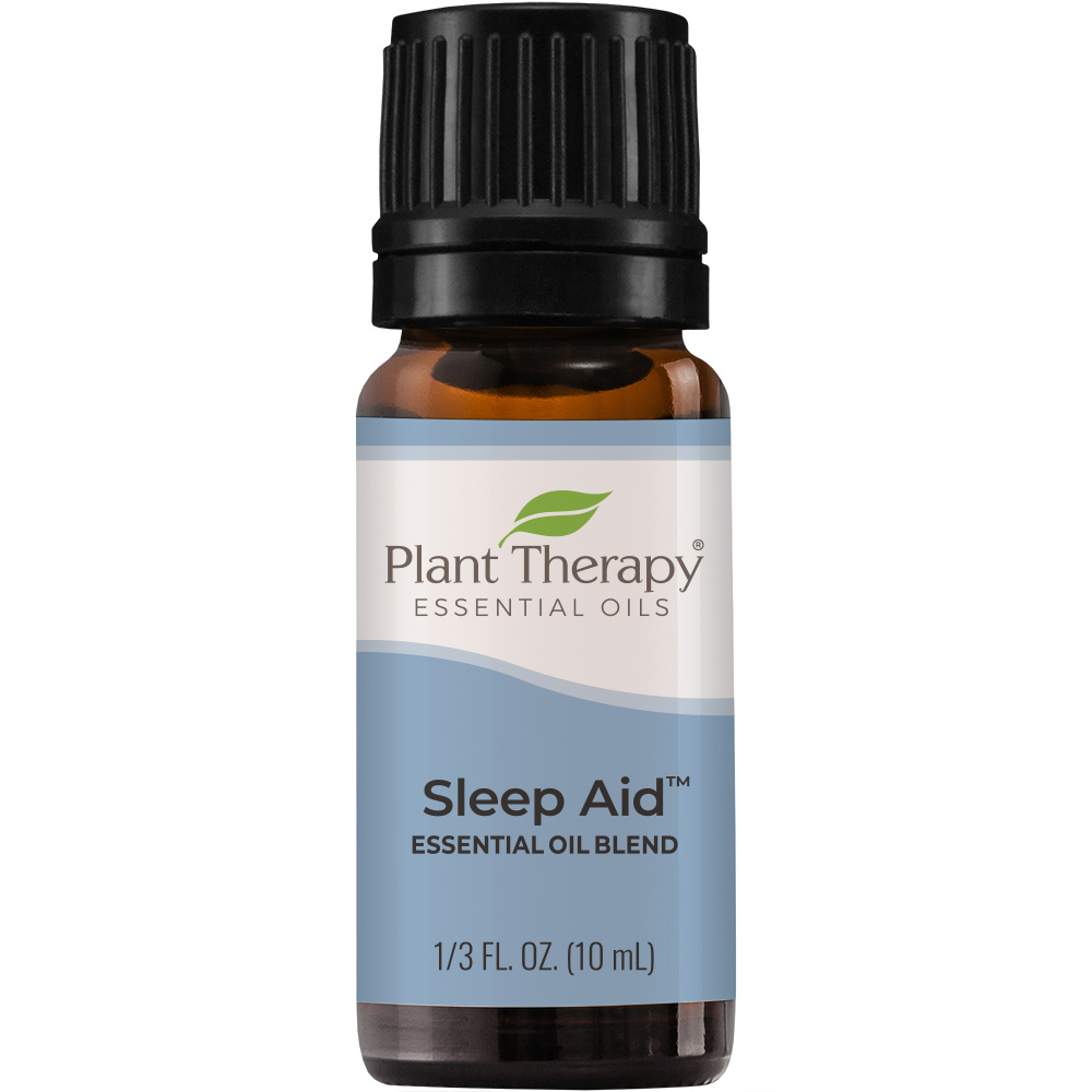 Plant Therapy Sleep Aid Essential Oil Blend 10 mL (1/3 oz) Calming