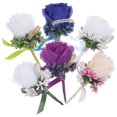 thumbnail image 3 of MERRYHAPY Comfortable Wedding Corsage 6pcs Set Light Elegant Boutonniere For Bride Groom Suitable For All Occasions, 3 of 5