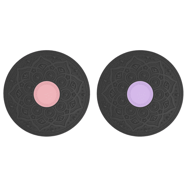 Wobble Balance Board Ejercitador Equilibrio Antideslizante para Entrenamiento Central () Rosa