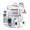 White Graffiti, variant on Heavy Duty Clear Backpack with 3 front Pockets,WaterProof Cute Bookbags Laptop Backpack,Large PVC Backpacks Stadium Approved for Sports Events,Work,Travel(White Graffiti)