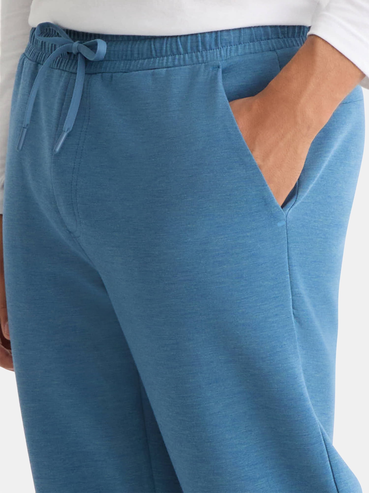 Athletic Works Men's and Big Men's Fusion Double Knit Joggers Pants, Sizes S-5XL