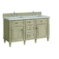 thumbnail image 6 of James Martin Vanities 60" Double Vanity, Whitewashed Oak w/ 3 CM Eternal Jasmine Pearl Quartz Top, 6 of 13