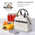 thumbnail image 5 of Naloa Rainbow Print Lunch Bag for Women & Men Insulated Lunch Box or Cooler Lunch Tote Bags for Work, Travel, Outdoor, 5 of 5