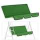 thumbnail image 1 of Cojín columpio para Patio al aire libre, fundas de asiento columpio, cojín columpio impermeable para patio, parque, porche, asiento, banco de muebles , Verde, 1 of 7