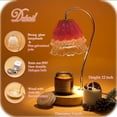 thumbnail image 3 of Candle Warmer Lamp with Timer Dimmer, Wax Warmer Lamp for Jar Candles with 2 Bulbs, for Women Mom, Best Valentine's Day and House Warming Gift New Home Decor, 3 of 6