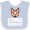 Blue and White, variant on Inktastic Dog Corgi Squad Boys or Girls Baby Bib