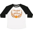thumbnail image 3 of Inktastic Thankful and Blessed Pumpkin and Fall Leaves Boys or Girls Toddler T-Shirt, 3 of 5