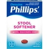 Phillips' Stool Softener Laxative Liquid Gels, 60 Count