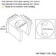 thumbnail image 5 of Handheld Shower Head Holder, Single Brass Shower Handle Holder, Bidet Sprayer Holder, Shower Head Holder, Handheld Shower Wand Holder, Shower Arm Hold, 5 of 5