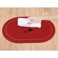 thumbnail image 3 of Unique Bargains Faux Leather Placemats for Kitchen Washable Table Placemats 6pk Black Red, 3 of 7