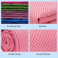 thumbnail image 4 of Microfiber Yoga Towel Skinfriendly Sweatabsorbent Antiskid Machine Washable Yoga Classes Towel With Carry Bag, 4 of 5