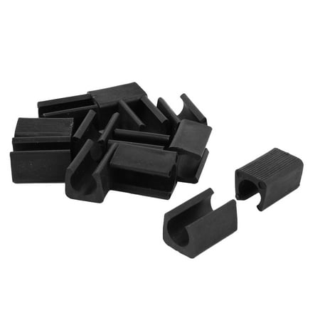 Furniture Feet Plastic Rectangle Shaped Non Slip Chair Legs Tip