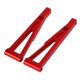 thumbnail image 4 of 2 pcs RC Car Front Swing Arm Aluminum Alloy Lightweight Suspension Arm Set for ARRMA 1/8 Red, 4 of 5