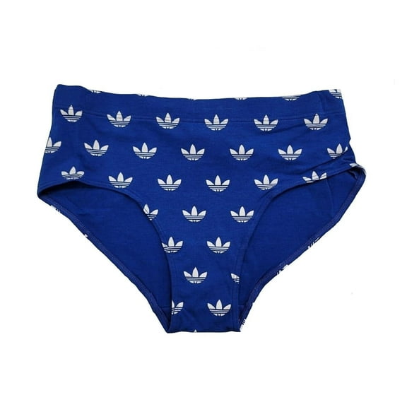 Adidas Women's Trefoil Print Hipster (Blue Patterened, XS) - 4A7H64