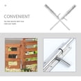 thumbnail image 3 of MOVTOTOP 2pcs Heavy Duty Metal Slide Bolt Shed Door Latch Gate Latch for Fence, 3 of 7