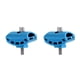 thumbnail image 1 of Toystoory Bicycle Seat Post Clamp Bike Cycling Tube Rod Clip Parts Head Single Azul 2Conjunto, 1 of 6