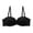 Black, variant on skpabo Women's Comfy Corset Bra Push Up Bra Non-Steel Ring Non-Marking Top Support Underwear Comfortable Gathering Anti-Glare Fixed One-Piece Bra for Work Office Size
