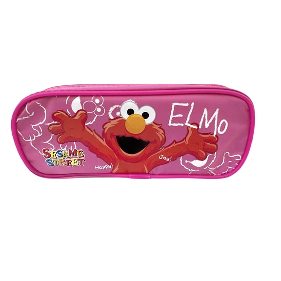 Sesame Street Elmo Pencil Pouch - Pink Elmo Pencil Case Organizer