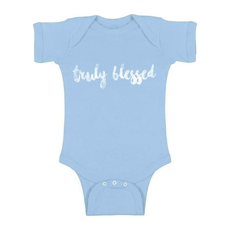 

Awkward Styles Happy Thanksgiving Baby Bodysuit Truly Blessed Romper
