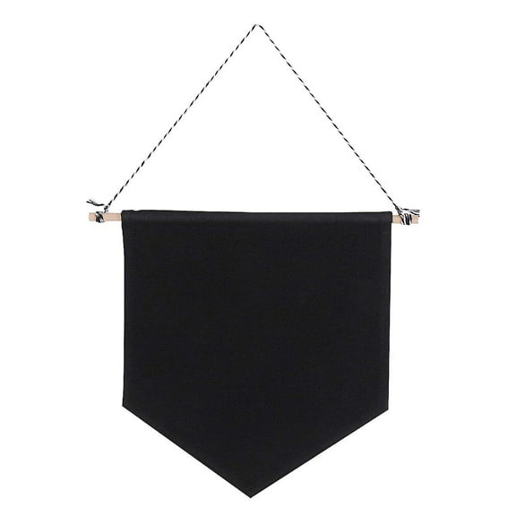 Holzlrgus Pin Wall Display Banner Enamel Lapel Badge Flag Canvas Wall Banner Size M (Black)