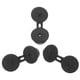 thumbnail image 1 of Dispensador de champú con tapa de 3 piezas, accesorio para baño y hogar., 1 of 8