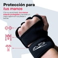 thumbnail image 2 of Guantes para Gimnasio con Protección Completa de Muñeca y Palma. negro Chicos, 2 of 5