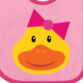 thumbnail image 4 of Inktastic Duck Girls Girls Baby Bib, 4 of 4