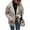 #-004White, variant on ASDFVBKG Women's Fall Winter Wool Blend Jacket Comfortable Notched Collar Long Sleeve Double Breasted Peacoat Oversized Button Fashion Winter Blazer Jacket Overcoat Gray 2XL