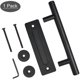 thumbnail image 1 of Manija de puerta corredera de acero al carbono negro Manija de puerta antigua de 300 mm para gabinete de cocina de dormitorio LingWen 8390612776991, 1 of 1
