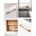 thumbnail image 4 of Elegant Contemporary Kitchen Cabinet Hardware, Luxury Cabinet Handles, Modern Minimalist Style Stainless Steel Solid Core Cabinet Pulls for Home Office, 4 of 5