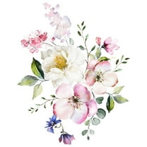 Toilet Lid Stickers, Bathroom Toilet Decals, Flower Butterfly Decals Self-adhesive Sticker for Bathroom, Wall Decor Sticker Toilet, Bathroom Décor, Removable Waterproof Sticker