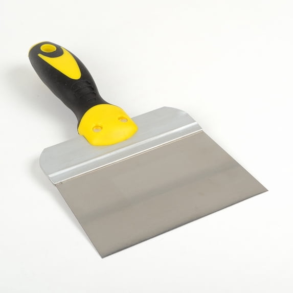 6" Stainless Steel Drywall Taping Knife Soft-Grip Handle