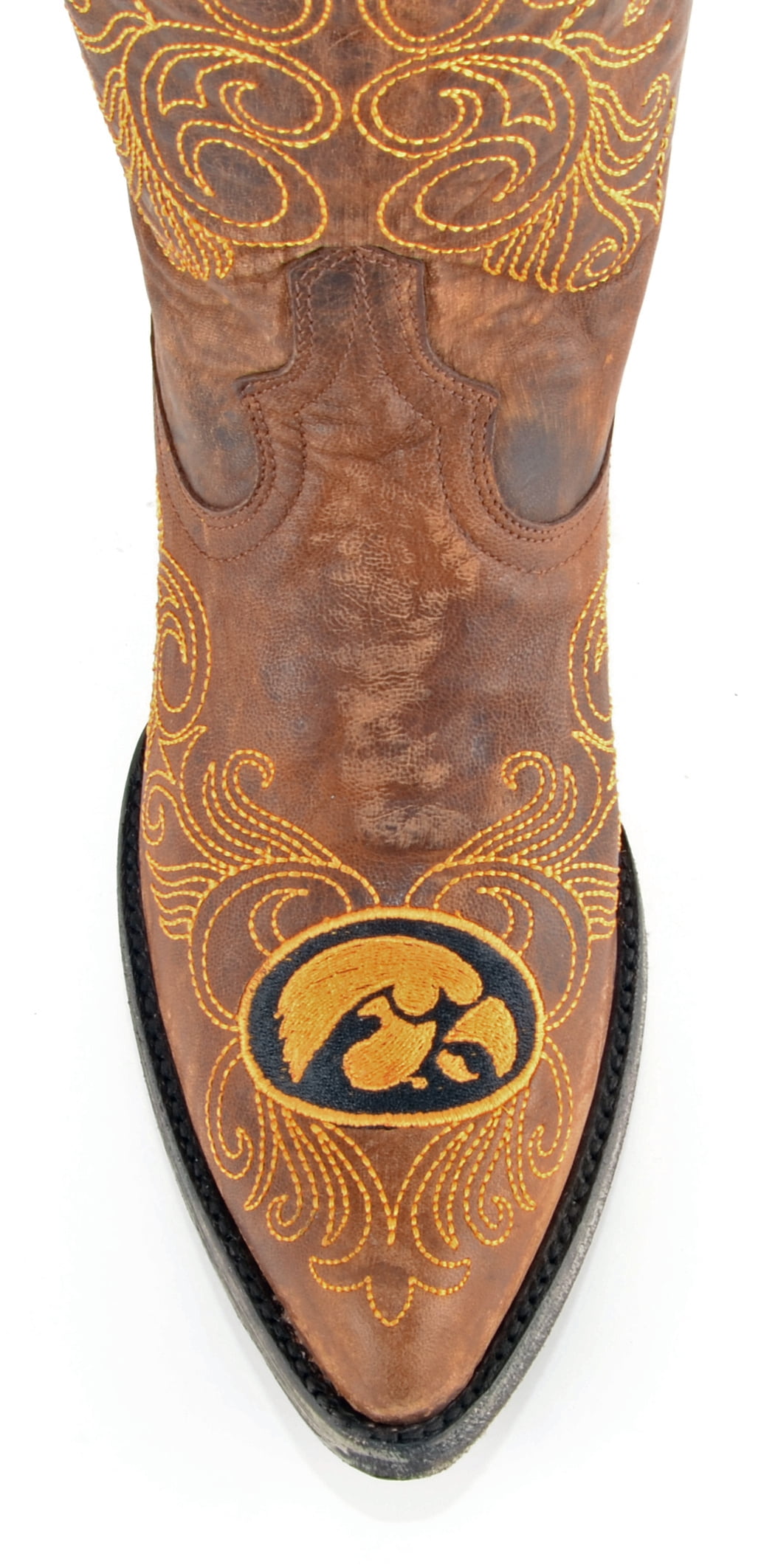 Gameday Boots Womens 13" Tall Leather University Of Iowa Cowboy Boots Gameday Boots Womens 13" Tall Leather University Of Iowa Cowboy Boots