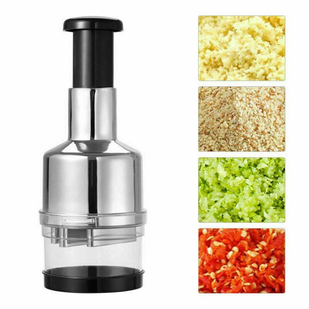 Cheers.US Food Chopper, Easy to Clean Manual Hand Chopper Dicer, Slap  Chopper Mincer for Vegetables Onions Garlic and More - Your Prep Time 