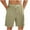 Khaki, variant on DeHolifer Shorts for Men Elastic Waisted Straight Leg Drawstring Solid Color Summer Trendy Loose Comfy Shorts Beige L