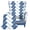 Blue White Geometric Pattern, variant on SEANATIVE Wingback Chair Protector 2 Piece Stretch Wing Chair Slipcovers Spandex Armchair Covers Non-Slip Wing Back Sofa Cover Single Seat Sofa Couch Cover for Pets Kids, Flower Leaf Print Green