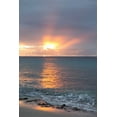 thumbnail image 2 of Millet, Karyn 13x18 Black Ornate Wood Framed with Double Matting Museum Art Print Titled - Island Sunset IV, 2 of 4