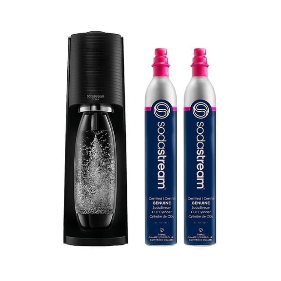 SodaStream Limited-Edition Terra Sparkling Water Maker Starter Kit with Extra CQ