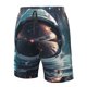thumbnail image 4 of Balery Astronaut Helmet Reflections Traje de Baño Estilo Hawaiano para Hombre, Shorts de Secado Rápido con Bolsillos-XX-Large, 4 of 6