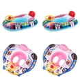 thumbnail image 1 of WUSUOWEI 4PCS Inflatable Car Shape Pool Float,Float Ring,Leg Openings Design Swimming Float Seat,Car Boat,Pool Floats with Steering Wheel and Backrest,Cute Car Pool Toys,Water Support for Party, 1 of 1