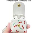 thumbnail image 4 of Charging Case Cover for Apple Airpods , Cute PU Leather Case with a Couple of Drooping Tassels for Apple Airpods 1 / 2 Charging Case - White with Cher, 4 of 4