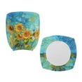 thumbnail image 7 of ZUXONGSY Sunflower Oil Painting Office Chair Cover 2 Pack Computer Chair Covers Skin Friendly High Back Computer Chair Cover Easy to Install Home Furnishing Decoration, 7 of 7