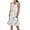 A White, variant on Long Sleeve Dress Plus Size Sundress Women's Solid Color Casual Sleeveless Linen Loose Fitting Dress With Pockets F White XXL