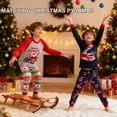 thumbnail image 2 of Boys Christmas Pajamas 4 Piece Toddler Kids Sleepwear Boys Long Sleeve Pajamas Winter Nightwear Age 2-12 Years, 2 of 6